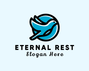 Funeral - Elegant Flying Bird logo design