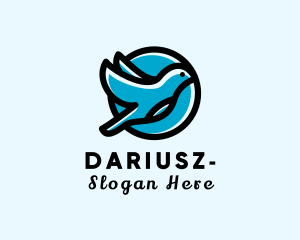 Sparrow - Elegant Flying Bird logo design