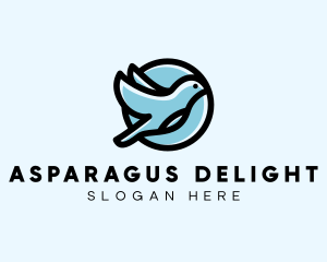 Elegant Flying Bird logo design