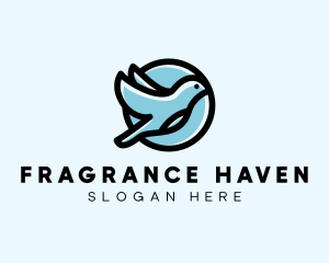 Elegant Flying Bird logo design