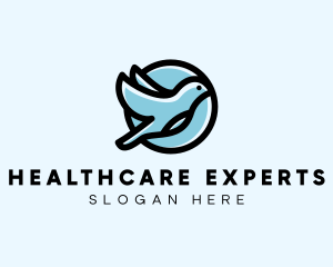 Elegant Flying Bird logo design