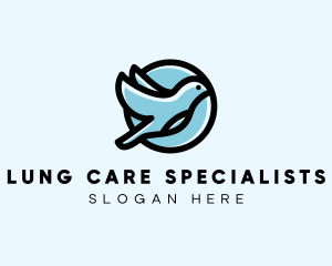 Elegant Flying Bird logo design