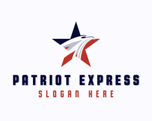 Patriot American Eagle logo design