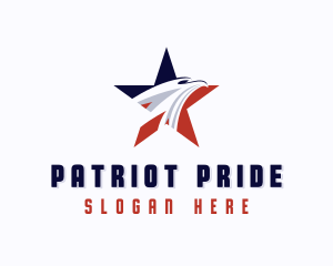 Patriot American Eagle logo design