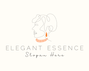 Fashion Woman Jewelry logo design