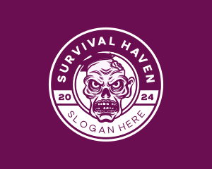Survival - Zombie Monster Gaming logo design