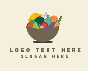 Fruit Veggie Bowl Logo