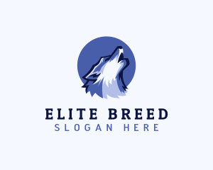 Breed - Wolf Howl Hound logo design