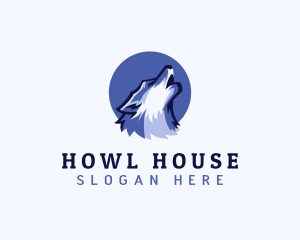 Wolf Howl Hound logo design