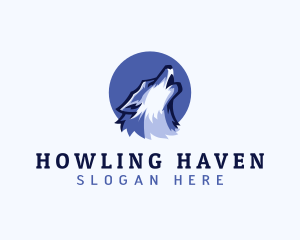 Wolf Howl Hound logo design