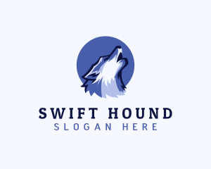 Wolf Howl Hound logo design