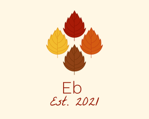 Environment - Autumn Dried Leaves logo design