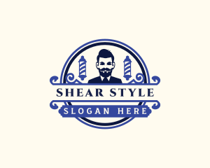 Gentleman Haircut Barber logo design