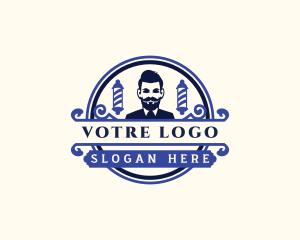 Gentleman - Gentleman Haircut Barber logo design