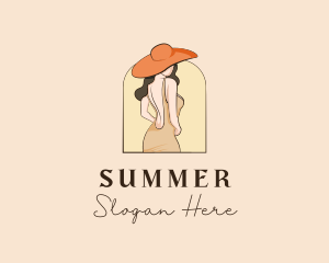 Feminine Summer Fashion logo design