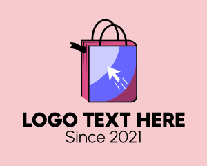 Online - Online Bookstore Shop logo design