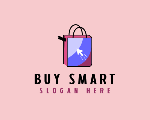 Online Bookstore Bag logo design