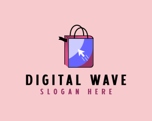 Online - Online Bookstore Bag logo design