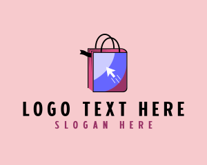 Online Bookstore Bag Logo