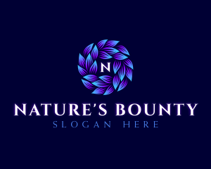 Garden Nature Leaves logo design