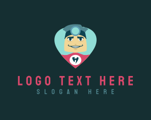 Cartoon - Pediatric Superhero Dentist logo design