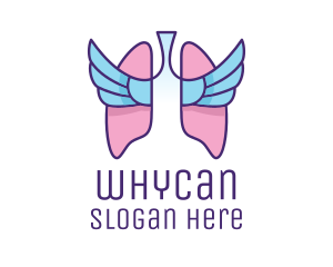 Respiratory Lungs Wings Logo