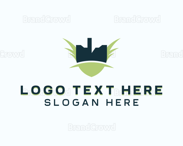 Gardener Landscaping Shovel Logo