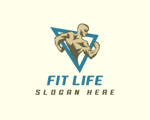 Masculine Physique Fitness logo design