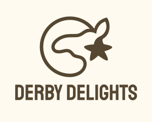 Derby - Brown Camel Star logo design