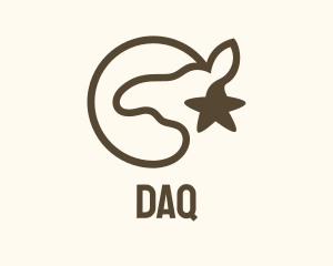 Barn - Brown Camel Star logo design
