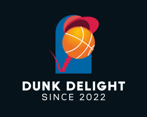 Dunk - Street Basketball Cap logo design