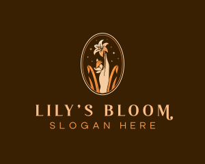 Lily - Hands Flower Lily logo design