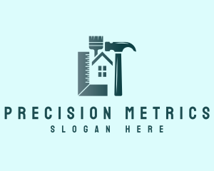 Measurement - Home Improvement Tools logo design