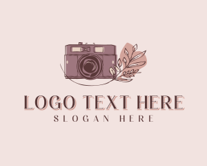Photographer - Rangefinder Vlog Camera logo design