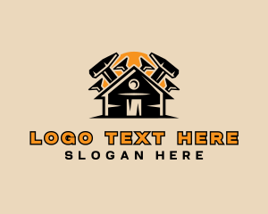 Remodeling - Hammer Construction Repair logo design