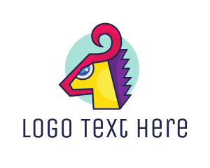 Mythical - Mythical Fantasy Pony logo design