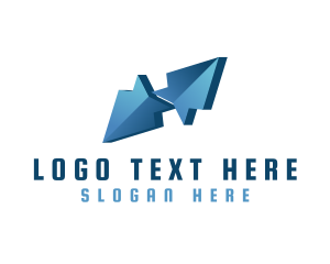 Reverse - Logistics Arrow Business logo design