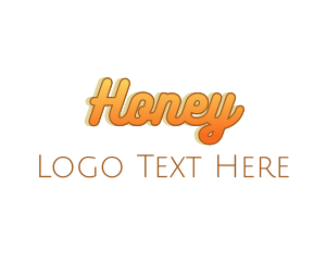 Font - Cursive Honey Wordmark logo design