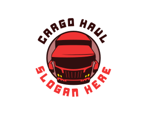 Cargo Truck Logistics logo design