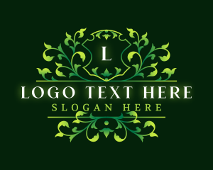 Spa - Floral Leaves Garden logo design