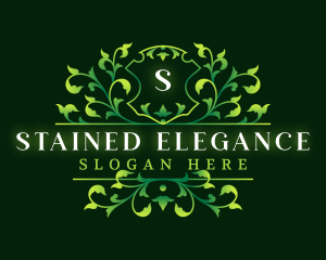 Floral Leaves Garden logo design