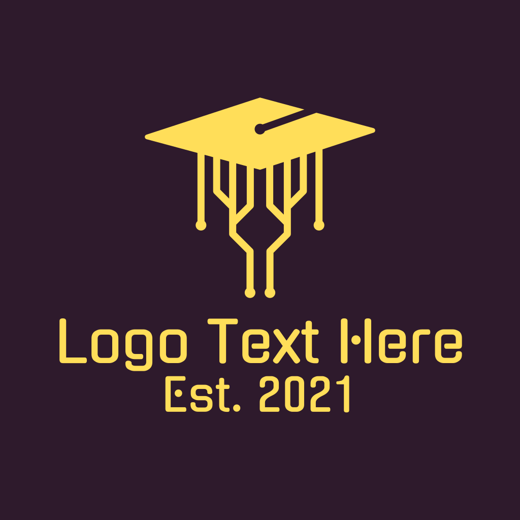  Cyber  Graduation Logo  BrandCrowd Logo  Maker