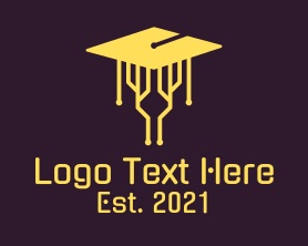 Cyber - Cyber Graduation logo design