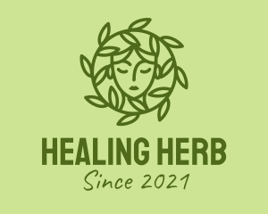 Green Herb Cosmetic  logo design