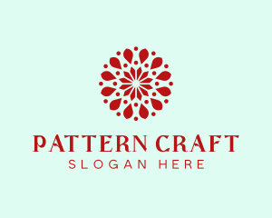 Flower Petal Pattern logo design