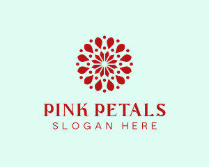 Flower Petal Pattern logo design