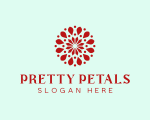 Flower Petal Pattern logo design