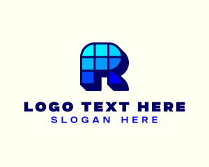 Networking - Pixel Game Developer Tech logo design