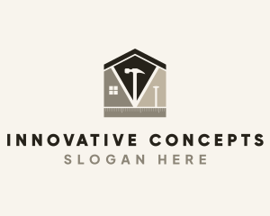 Home Construction Tools Logo