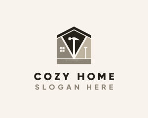 Home Construction Tools logo design